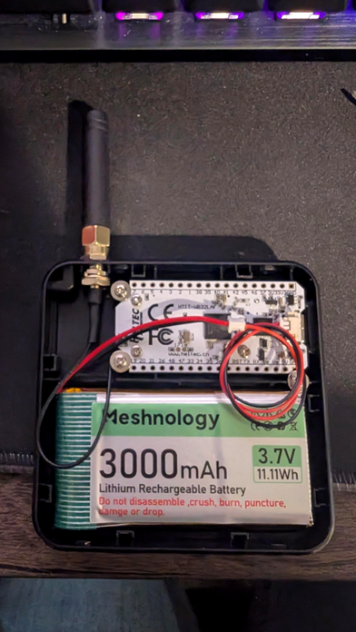 This is one the same communicator from the above image, but during the assembly process